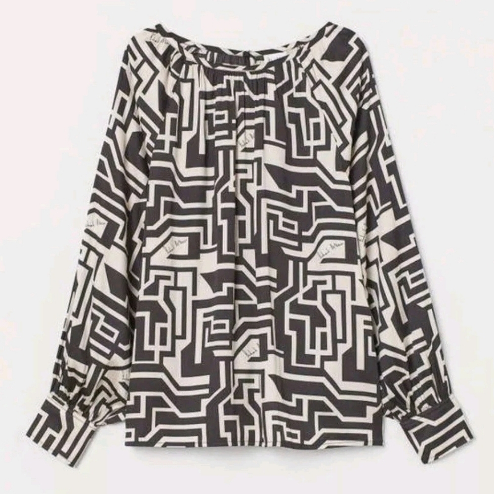 Richard Allan x H&M Shirt Blouse Woman Size 3XL